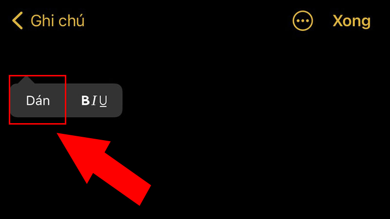 Cách dán văn bản trên OPPO